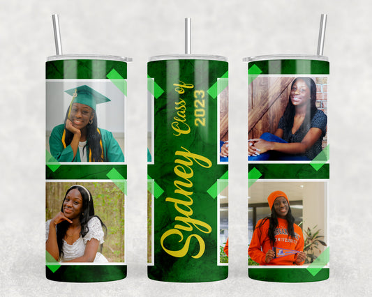 Graduation Photo Tumbler