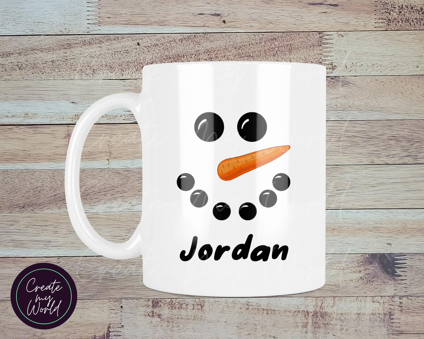 Personalized Snowman Mug