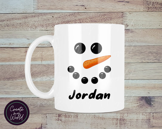 Personalized Snowman Mug