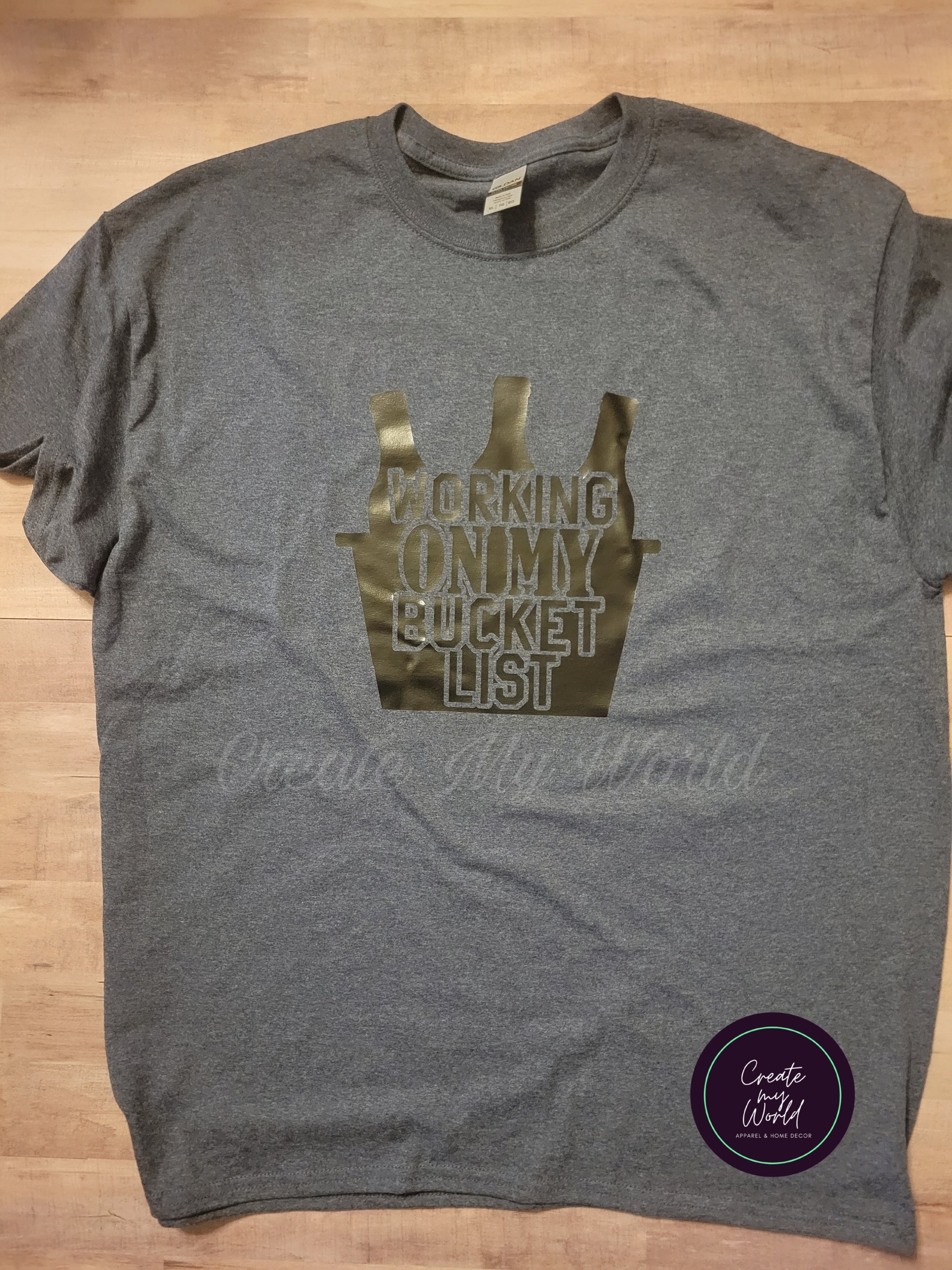 Working on My Bucket List Heather Navy