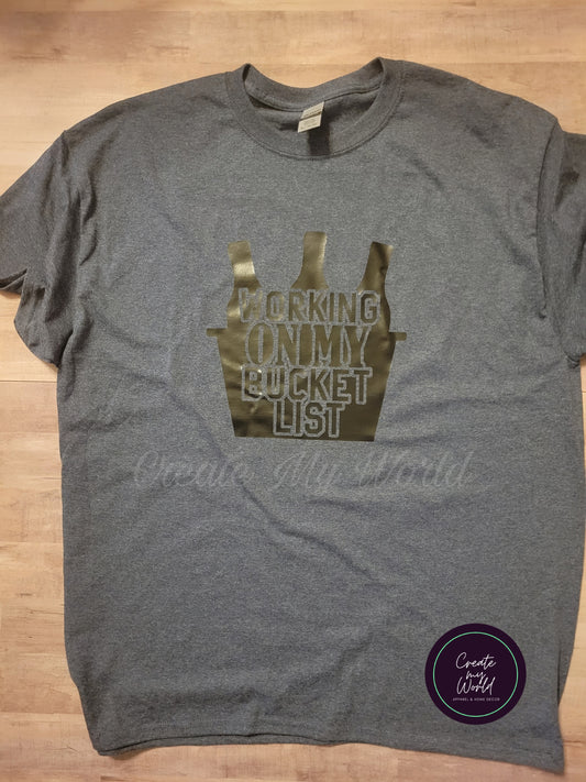 Working on My Bucket List Heather Navy